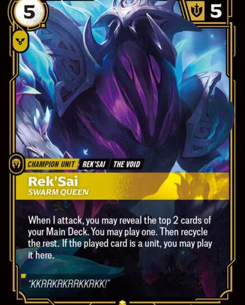 Rek'Sai - Swarm Queen (Alternate Art)