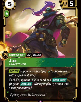 Jax - Unmatched