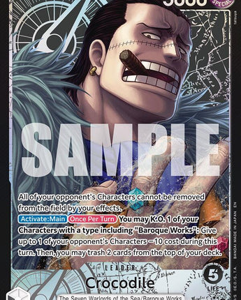 Crocodile - OP14-079 (Alternate Art)