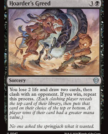 Hoarder's Greed