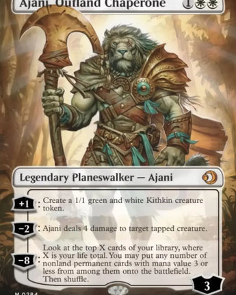 Ajani, Outland Chaperone (Borderless)