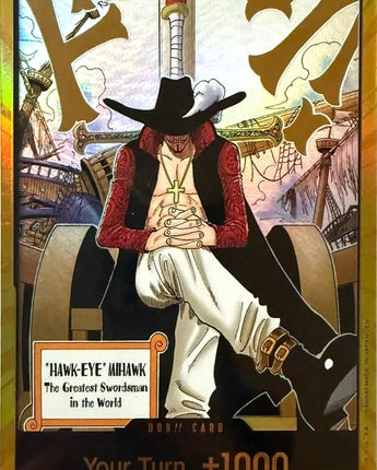 DON!! Card (Dracule Mihawk) (Gold)
