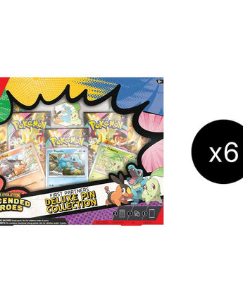Ascended Heroes First Partners Deluxe Pin Collection Case (6ct)
