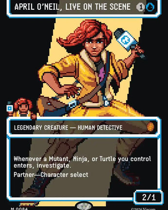 April O'Neil, Live on the Scene (Borderless) (Surge Foil)