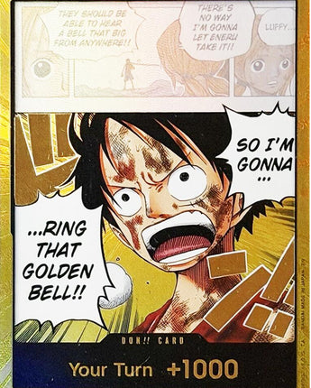 DON!! Card (Luffy) (Gold)