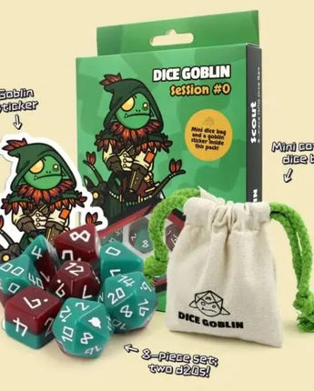 Dice Goblin Scout RPG Dice (8 pcs)