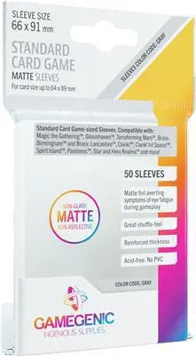 Gamegenic Matte Sleeves Standard Card Game (66 x 91 mm)