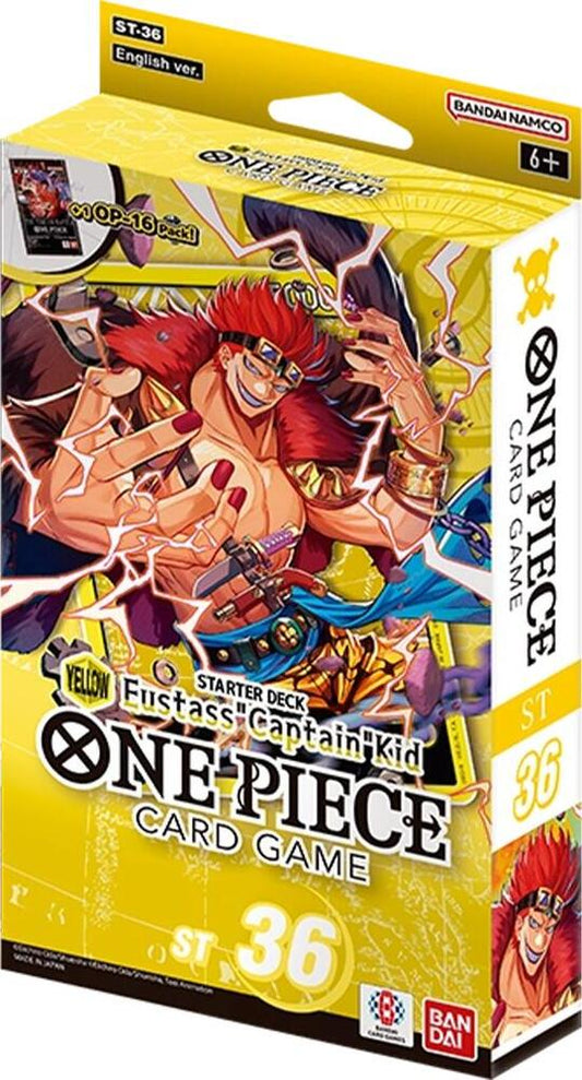 One Piece Starter Deck 36 - Yellow Eustass "Captain" Kid