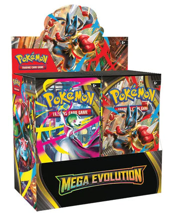 Pokemon Mega Evolution ME1 Enhanced Booster Display