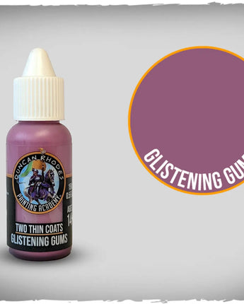 Two Thin Coats Glistening Gums