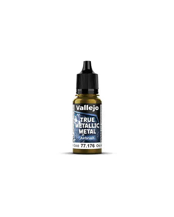True Metallic Metal Paints: Greenish Gold - Airbrush