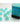 Chessex Dice: Special 12mm D6 (36) - Frosted: Teal/White