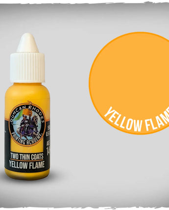 Two Thin Coats Yellow Flame