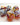 Chessex Dice: Mini 7-Die RPG Set - Festive: Carousel/White