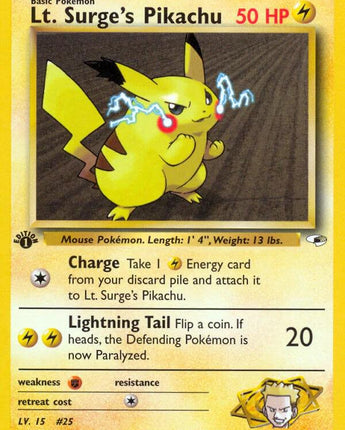 Lt. Surge's Pikachu