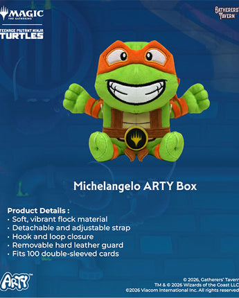 MTG TMNT ARTY Deck Box - Michelangelo