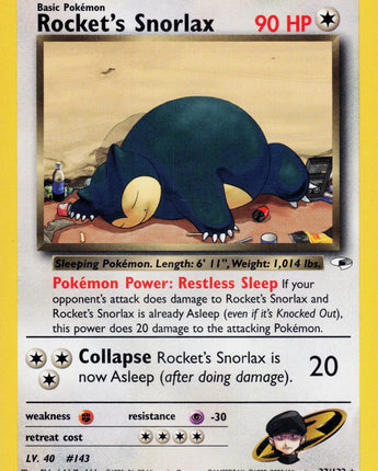 Rocket's Snorlax