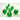 Chessex Dice: Mini 7-Die RPG Set - Translucent: Green/White