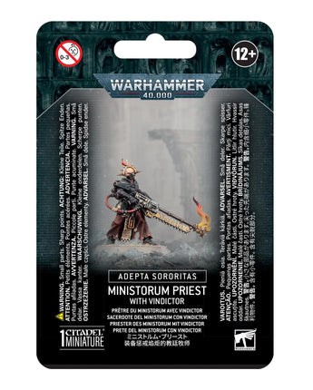 Adepta Sororitas Ministorum Priest With Vindicator