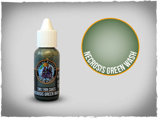 Two Thin Coats Necrosis Green Wash