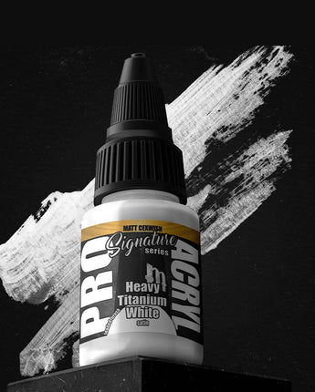 Pro Acryl: Matt Cexwish Series - Heavy Titanium White (22ml)