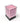 Chessex Dice: Opaque 12mm D6 (36) - Pastel Pink/Black