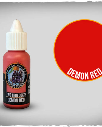 Two Thin Coats Demon Red