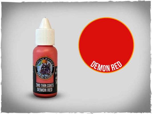 Two Thin Coats Demon Red