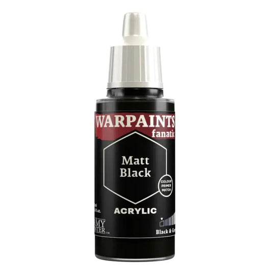Warpaints Fanatic: Matt Black 18ml