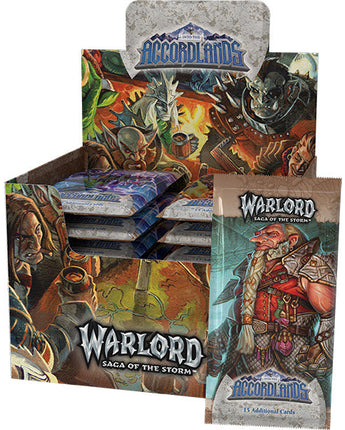 Warlord: Saga of the Storm - Into the Accordlands Booster Display