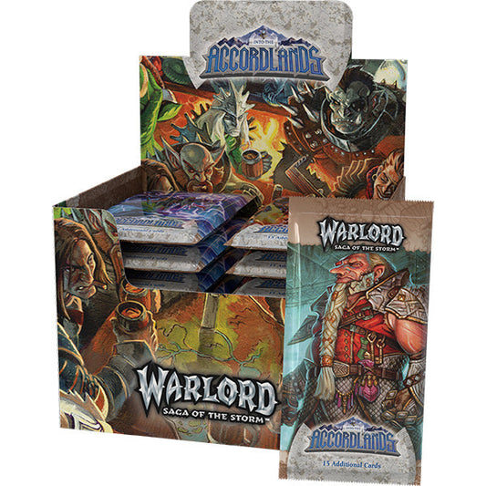 Warlord: Saga of the Storm - Into the Accordlands Booster Display