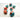 Chessex Dice: Mini 7-Die RPG Set - Gemini: Red-Teal/Gold