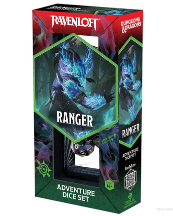 Dungeons & Dragons Adventure Dice Sets - Ranger (Black,Blue)