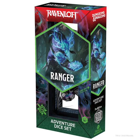 Dungeons & Dragons Adventure Dice Sets - Ranger (Black,Blue)