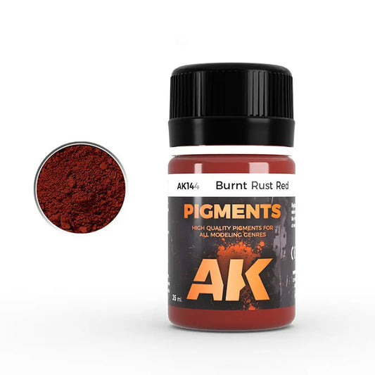AK Interactive Burnt Rust Red Pigment 35ml Bottle