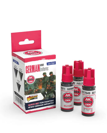 Quick Gen Contrast: German WWII Uniforms (3 Colors) Set