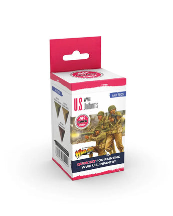 Quick Gen Contrast: U.S. WWII Uniforms (3 Colors) Set