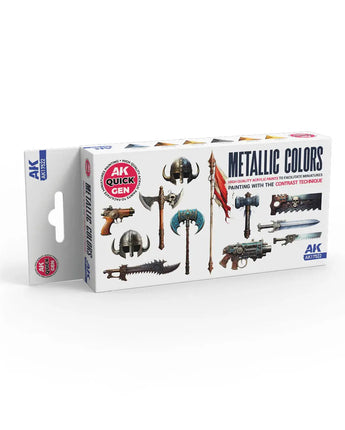 Quick Gen Contrast: Metallics Set (6 Quick Gen)