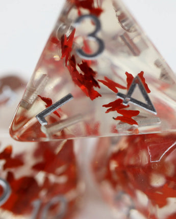 Butterfly Kiss - Orange RPG Dice Set