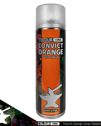 Colour Forge Spray Primer - Convict Orange