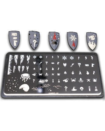 Classic Stampin' Plates - Elements 001