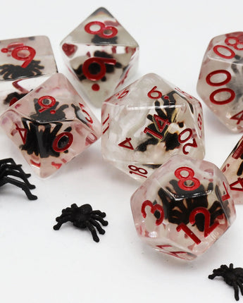Black Widow RPG Dice Set