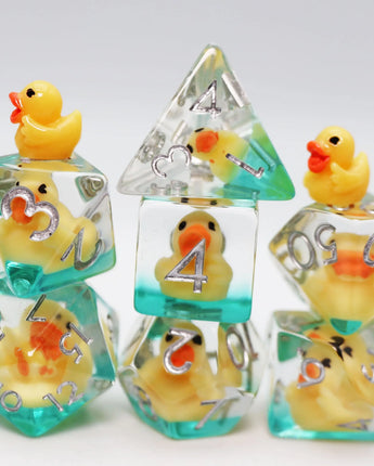 Rubber Duckie RPG Dice Set