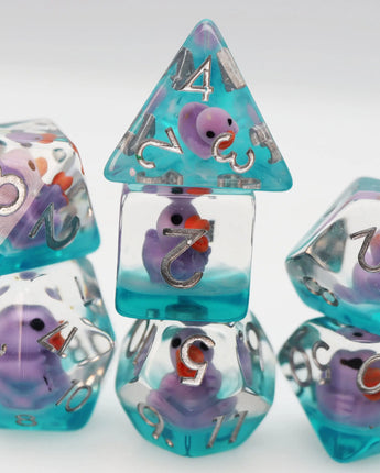 Lovely Duck RPG Dice Set