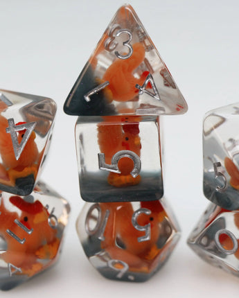 Crowing Rooster RPG Dice Set