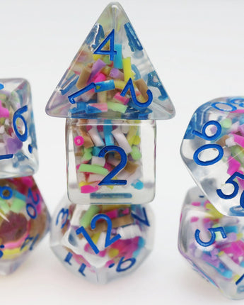 Ice Cream Sprinkles RPG Dice Set