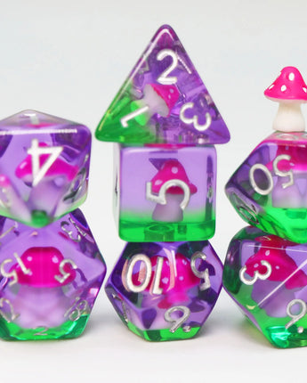 Fae Mushrooms RPG Dice Set