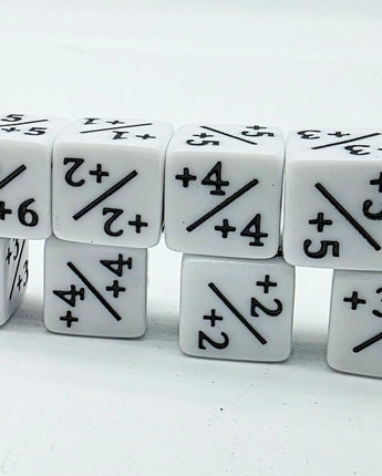 +1/+1 White Counters for Magic - Set of 8