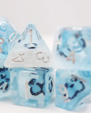 Frozen Penguin RPG Dice Set
