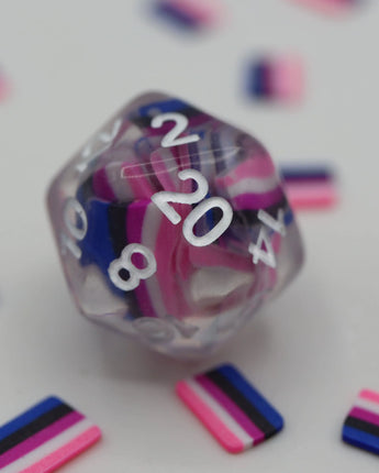 Genderfluid Flag RPG Dice Set